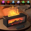 3D Flame Diffusor für ätherische Öle, Flammenbefeuchter Kamin, 150 ml