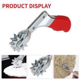 Lxngyi Wool Buffing Pad and Polishing Pad Cleaner Tool Set, Polishing Spur Tool Set, Foam Buffing Pad Conditioning Brush, Car Buffing Pad Professional Cleaning Tool