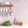 proprodiudiu Pink Boho Peel and Stick Vinyl Wallpaper,Modern Waterproof Contact