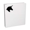 Bargain Max Decals Unicorn Head Silhouette Decal Notebook Car Laptop