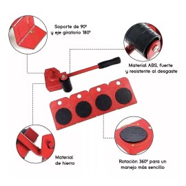 Lecute Elevador Levanta Muebles Pesados Levantador Polea Gato