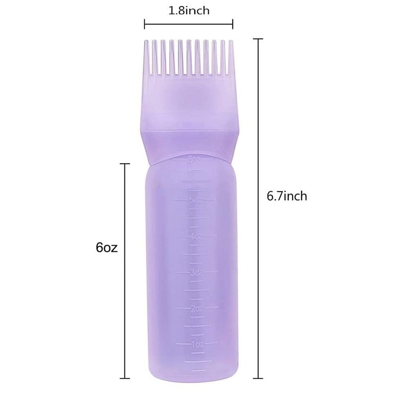 Pimoys Root Comb Applicator Bottle 6 Ounce Oil Applicator for