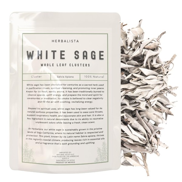 White Sage Loose Leaves & Clusters 16oz (1 LB) |
