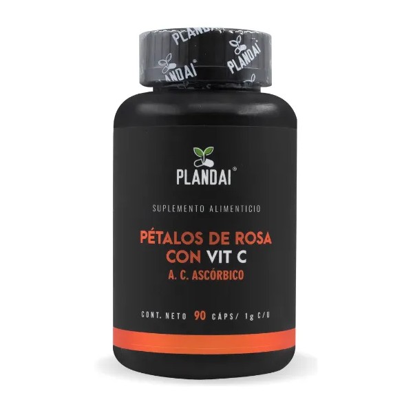 Vitamina C 1 Gr C/90 Cap Plandai Sabor Sin Sabor