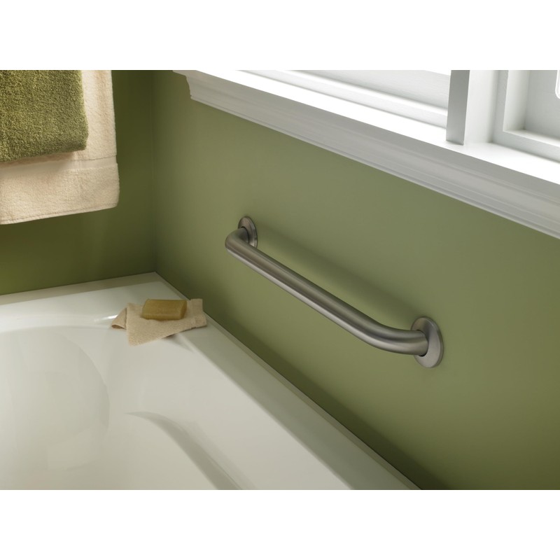 Franklin Brass (1-Pack) 24' Shower Grab Bar ADA Compliant Stainless