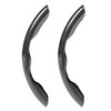 2PCS Steering Wheel Cover Carbon Fiber Pattern Comfortable Touch Delicate