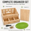 Wooden CPAP Organizer for Nightstand, Compatible with ResMed AirSense 10