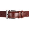 Florsheim Men's Pebble Grain Leather Belt 32MM, Cognac, 36