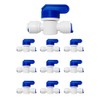 10pcs 3/8" Inline Faucet / Shut Off Valve Water Valve
