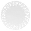 Garcia de Pou Round Doilies, Paper, White, 27 x 30