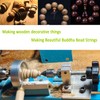 Mini Lathe Wood Lathe Machine Multi-Purpose Type Lathe Milling Cutting