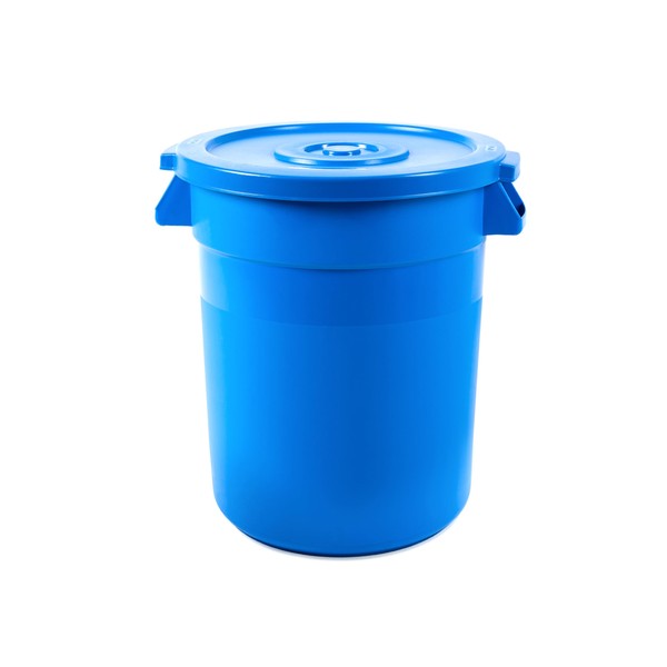 PRO&Family 20 Gallon Trash Can with Lid Round Ingredient Storage