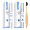 Kit Bucal 2 Lápiz Blanqueador Dientes Elimina Manchas Limpiador Dental