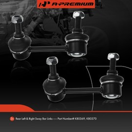 A-Premium - 2 eslabones de barra estabilizadora traseros compatibles con Honda CR-V 2002 2003 2004 2005 2006