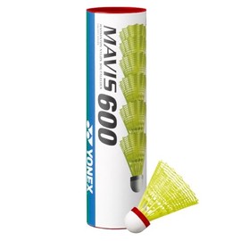 Yonex Mavis 600 Shuttlecocks - 6-Tube - FAST, YELLOW