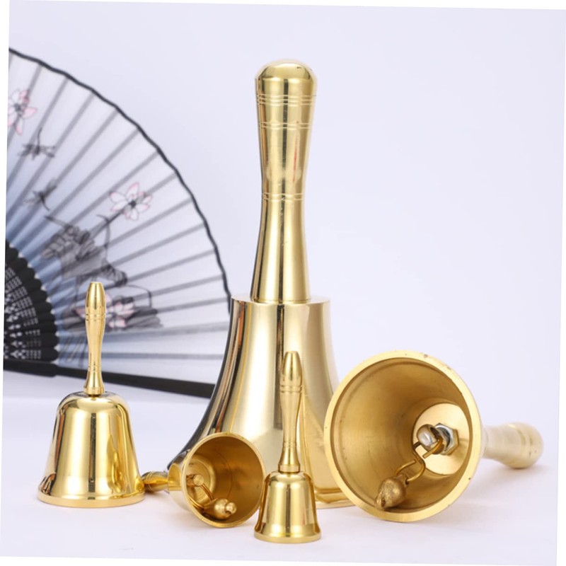 Operitacx Christmas Party Handbell Extra Loud Table Bell for Restaurants