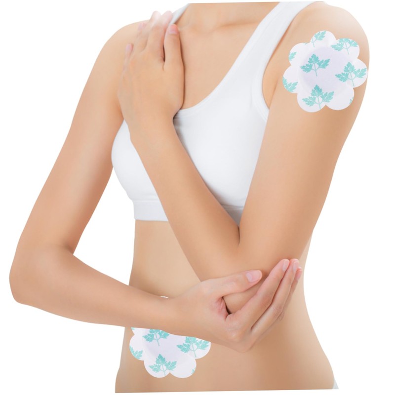 minkissy Back Pads Pack Moxibustion Patches Wormwood Stickers Lumbar Patches