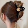 CTB Women's hair up half-up big size heart pin /