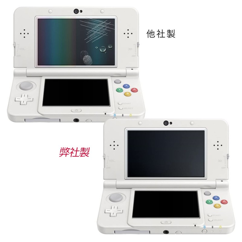 RDFJ New 3DS LCD Protective Film Glass Film 9H High