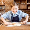 French Rolling Pin (17 Inches) –WoodenRoll Pin for Fondant, Pie