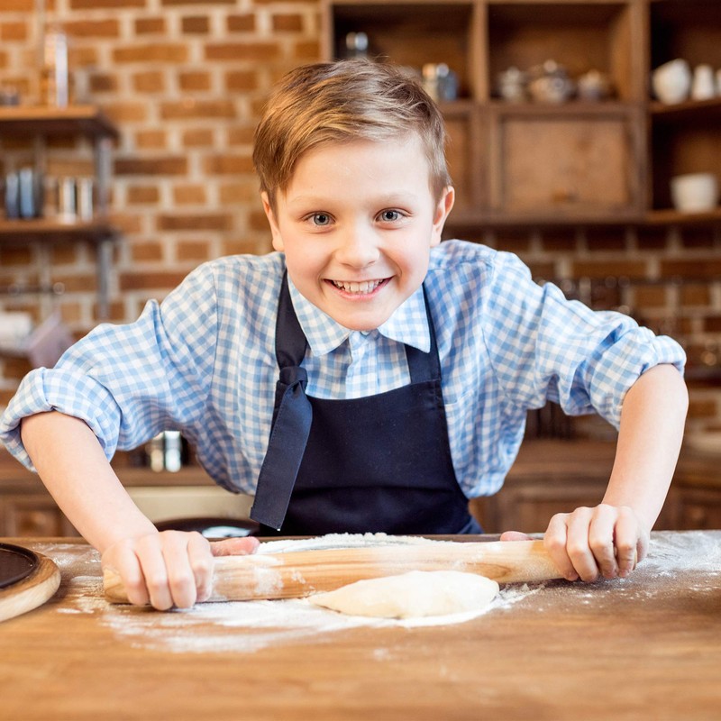 French Rolling Pin (17 Inches) –WoodenRoll Pin for Fondant, Pie