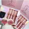 Cosmetic Set, Bear Lip Necklace Set, 4 Pieces, Matte Lip/Gloss