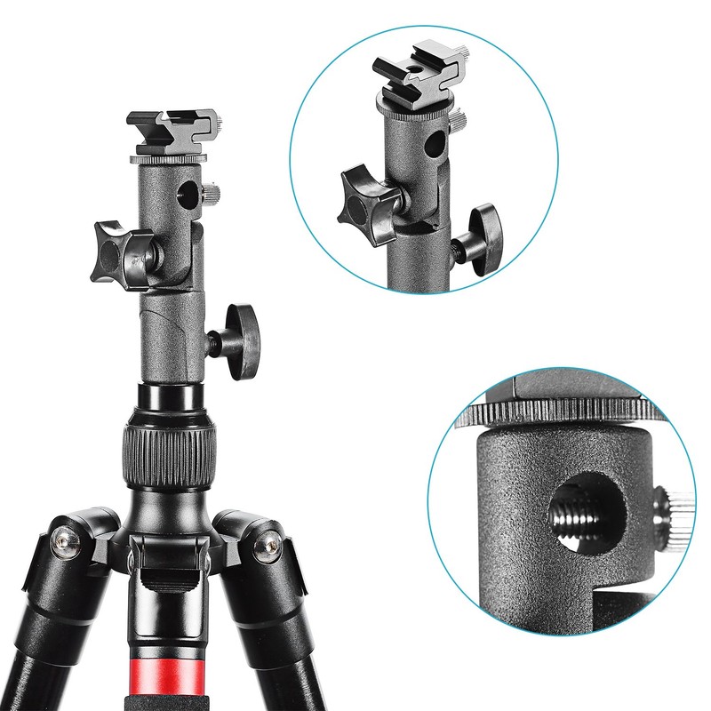 Neewer Professioneller universeller Blitzlichtständer für Blitzgeräte von Canon, Nikon, Pentax,