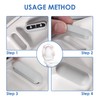 Lotbun Toilet Seat Damper Plastic, Toilet Lid Stopper, Toilet Seat