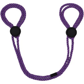 outerunner Vibrant Adjustable Soft Rope Bracelet Anklet Comfortable Jewelry with Secure Lock Clasp for Men & Women (purple)