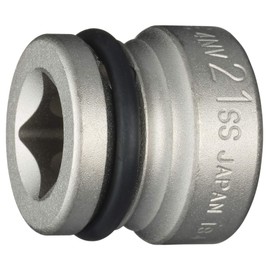 TONE Impact Short Socket 4NV-21SS Insertion Angle 0.5 inch (12.7 mm) (1/2 mm), Double Side Width 0.8 inches (21 mm)