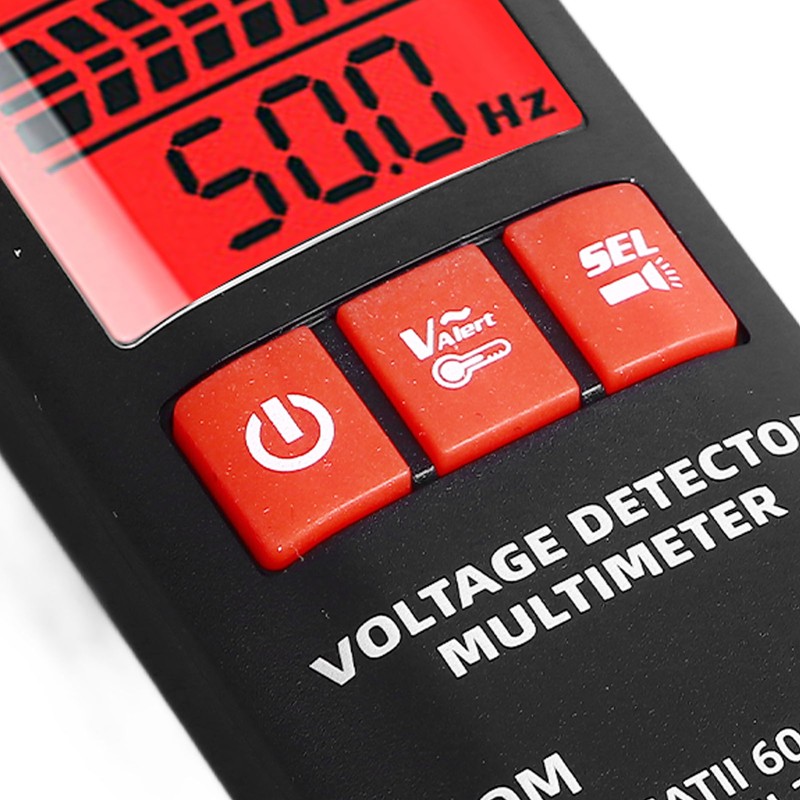 Digital Multimeter 2 Modes Voltage Detector Frequency Tester Measurement Tool