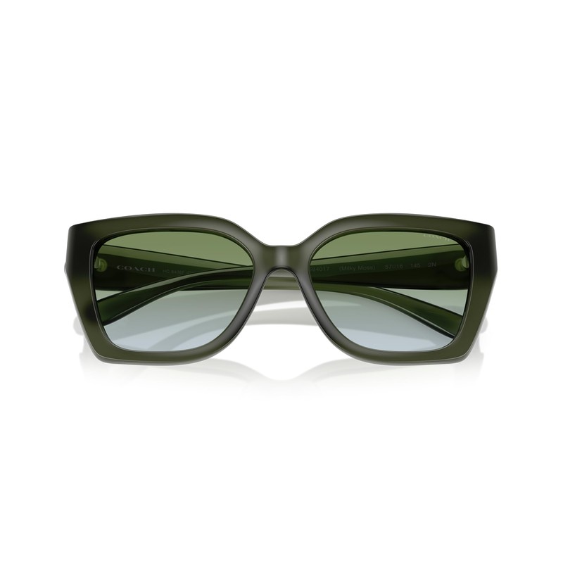 Coach 0HC8408F MILKY MOSS 57 Sunglasses, MILKY MOSS, 57
