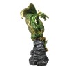 Ebros Gift Green And Gold Scales Behemoth Dragon Perching On