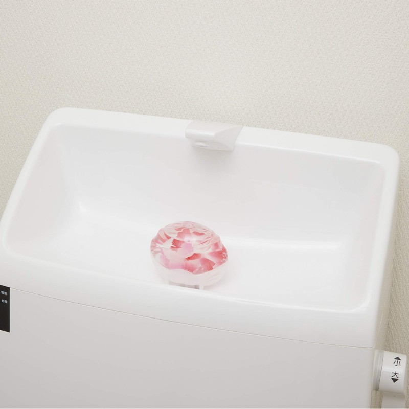 Liquid Bluelette, Shimmering Flowers, Toilet Tank Aromatic Cleaner, Aromatic Rose