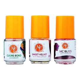 Mc Nails Pack 3 Basicos Primer + Nivela Ph + Aceite Cuticula Mc Nails