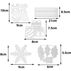 Plants Die Cut for Card Making, Plants Metal Cutting Dies Congratulations Die Cuts Happy Birthday Embossing Stencils Template for DIY Scrap-Booking Decor Wedding Birthday Blessing Card