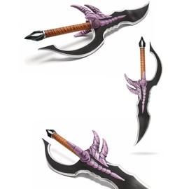 26’’ Fantasy S Leveling Kasaka's Venom Fang Foam Sword Dagger for Cosplay, Collection, Roleplaying, Prop, Costume, Christmas