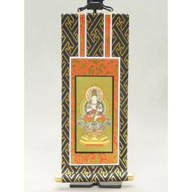 掛軸 仏壇 For 真言宗 本尊 30 Teen Navy Gold