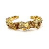 Amber Sceats Emery Cuff Chunky Nugget 24K Gold Plated Brass