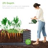 Best Choice Products 8x2x2ft Metal Raised Garden Bed, Oval Outdoor
