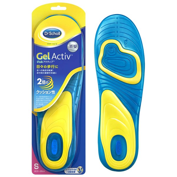Dr. Scholl's GelActiv™ Everyday Insole, Shock Absorption, Deodorizing, For Daily Use, S, US Women’s 6 - 9.5 (22.5 - 26.0 cm)