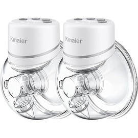 Breast Pump, Wearable Breast Pump, Hands Free Breast Pump, Electric Breast Pump 2 Mode & 9 Levels, 24mm Flange, 2 Pack