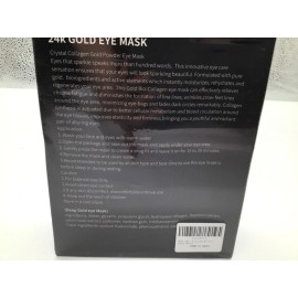 babbosow 24K Gold Eye Mask (20 pcs) Eye Serum for Dark Circles, Puffy Eyes and Wrinkles