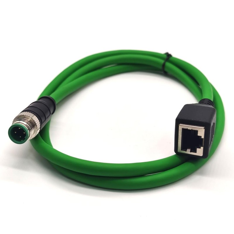 GXMRHWY M12 - Cable Ethernet industrial de PVC de 4