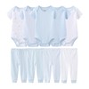 MAMIMAKA Short Sleeve Baby Bodysuit Newborn Baby Pants Baby Clothes