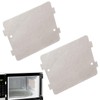 2-Pack WB39X10034 262100100006 Microwave WaveGuide Mica Cover (3-7/8 x 4-1/4