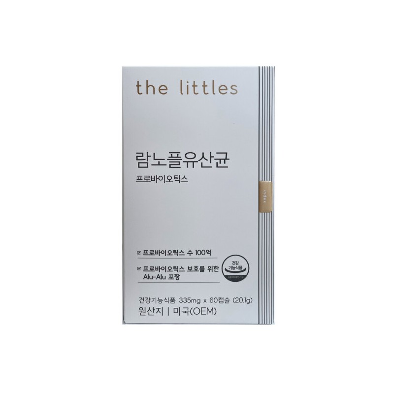 The Littles 더리틀스 람노플유산균 프로바이오틱스 335mg x 60캡슐 2개 /
