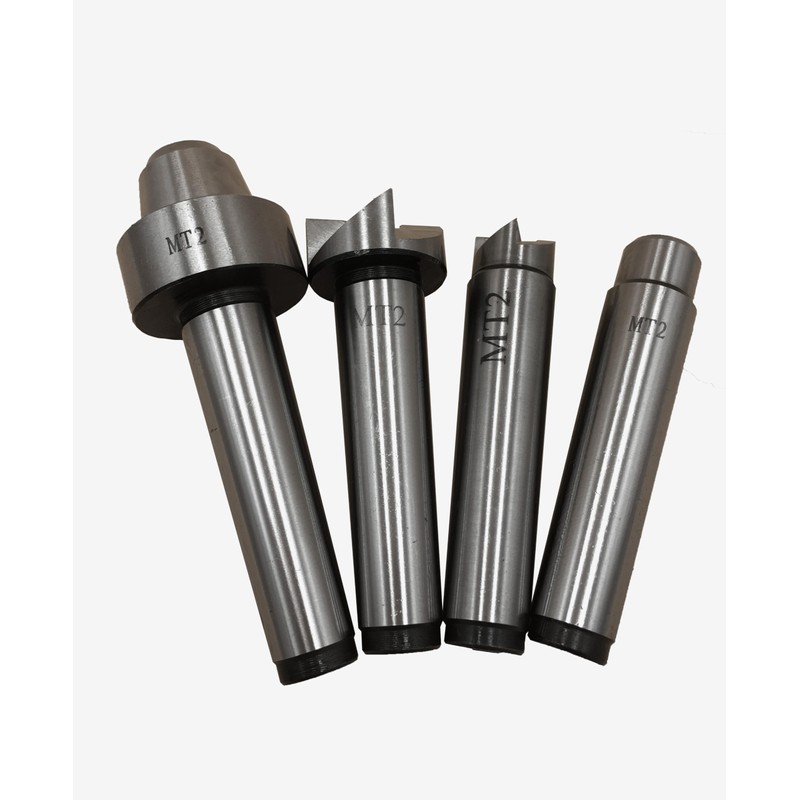 MT2 Live Center Wood Lathe Drive Spur Cup 4pcs Set