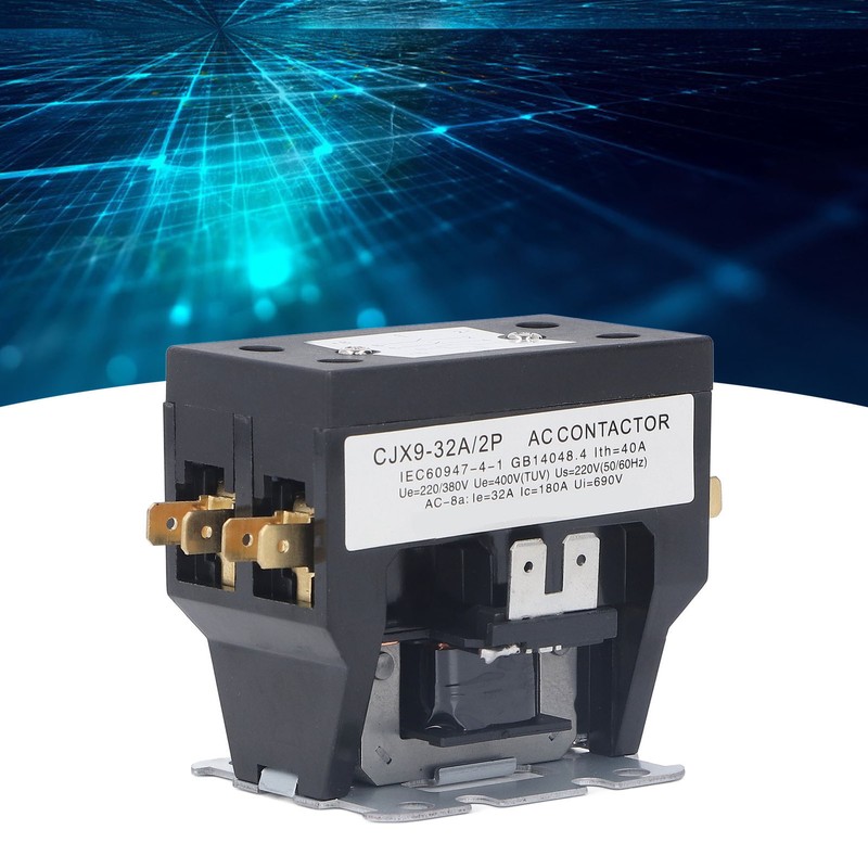 AC Contactor 2 Pole Universal Heavy Duty 32Amp 220V for