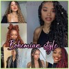9 Packs Boho Box Braids Crochet Hair 10 Inch Goddess